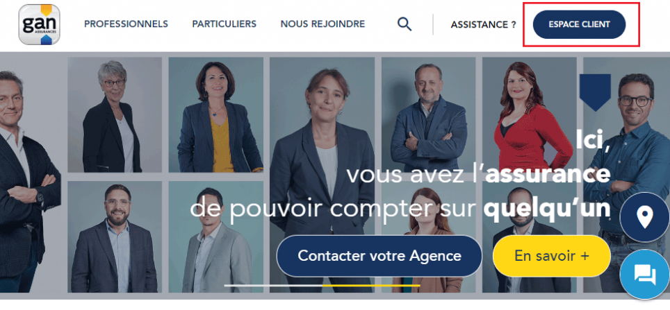 accédez à Espace Client