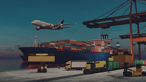 Visuel avion cargos assurance marchandises transportées