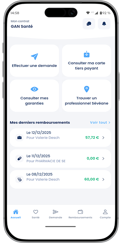 app gan sante mes remboursements