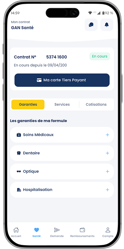 App gan santé Ma carte ATPG